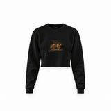 The Death of Socrates Crop Sweatshirt – Siyah