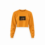 The Death of Socrates Crop Sweatshirt – Turuncu