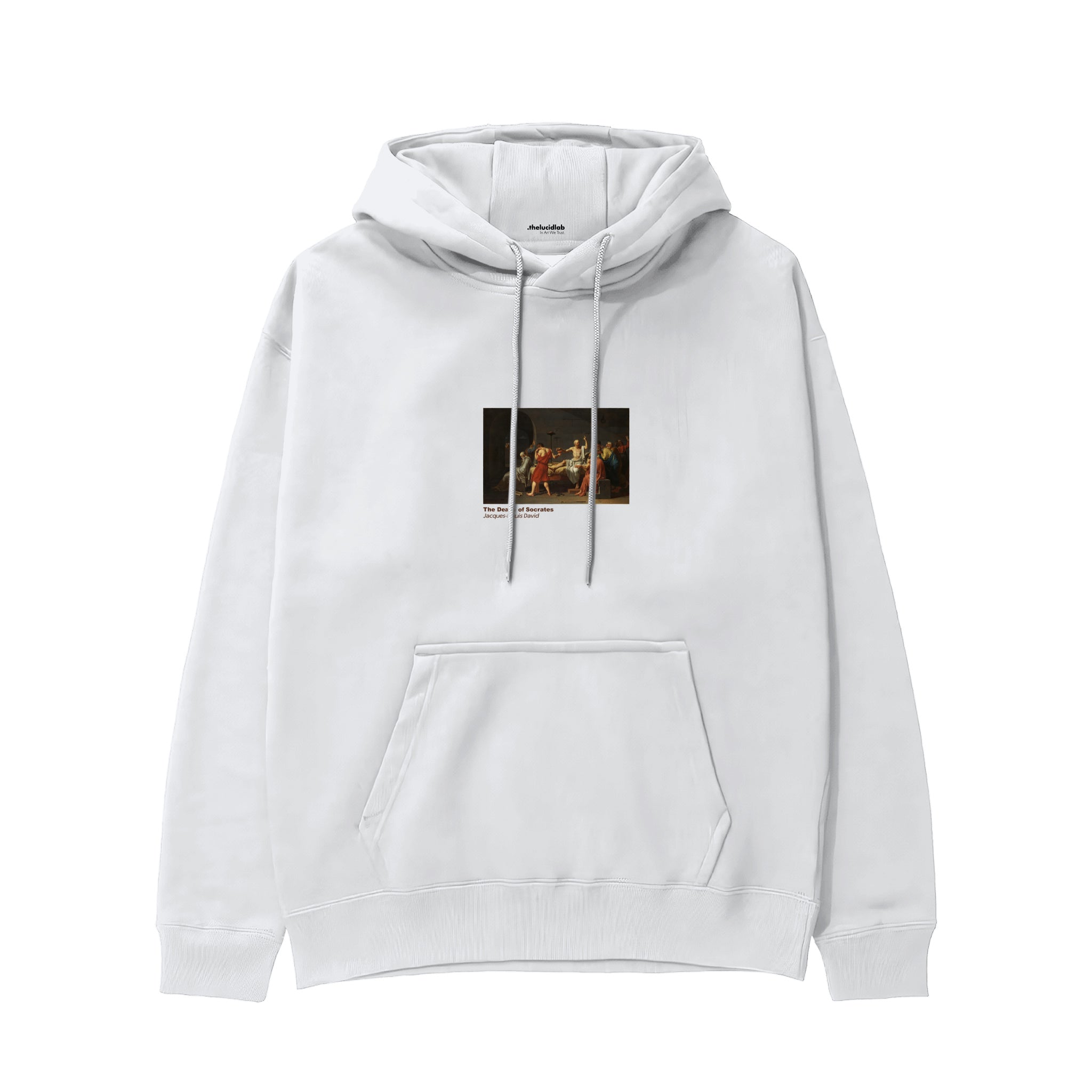 The Death of Socrates Hoodie – Beyaz