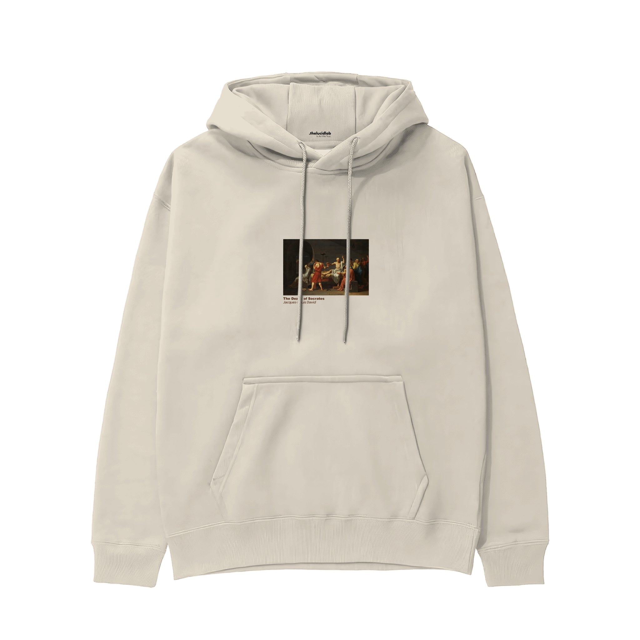 The Death of Socrates Hoodie – Krem