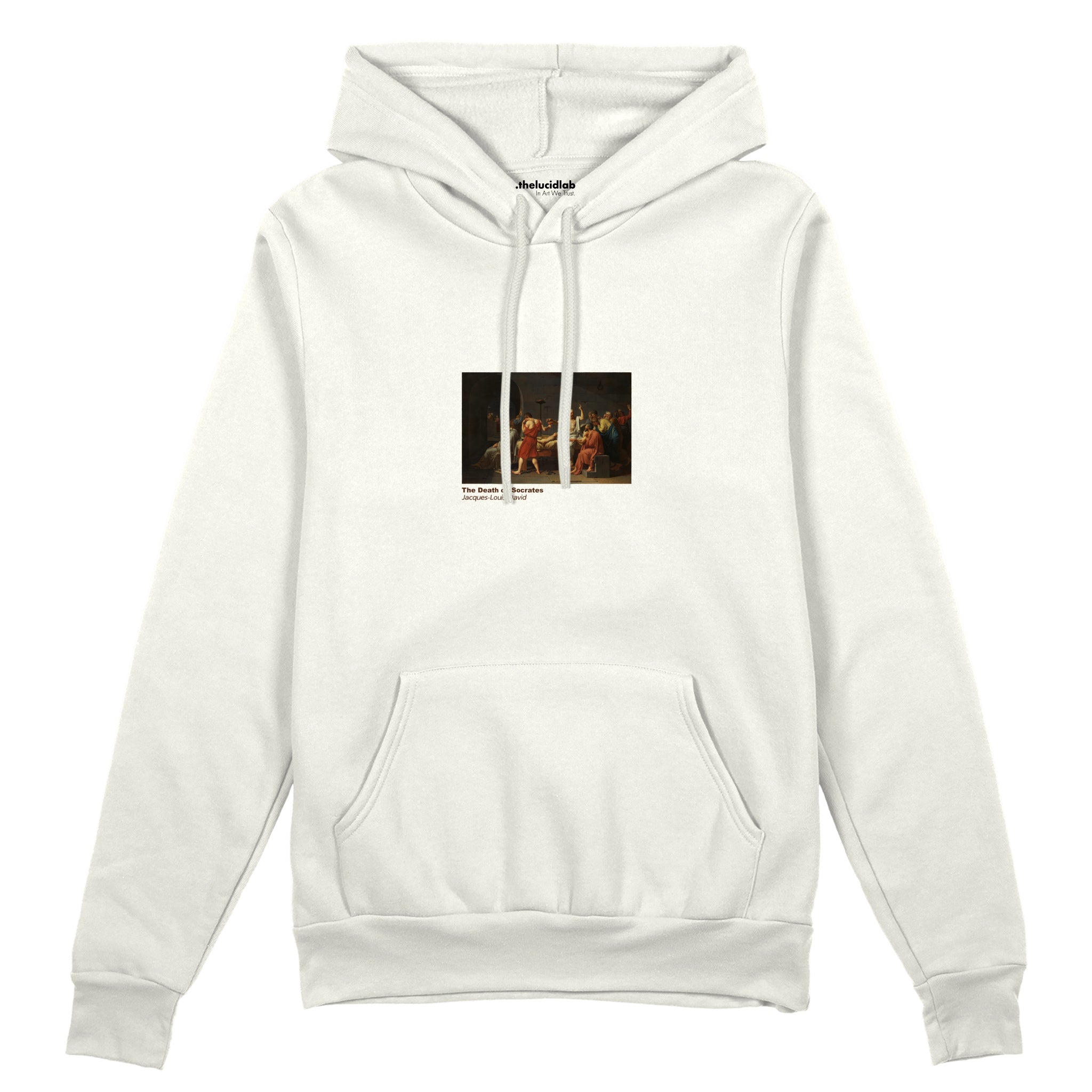 The Death of Socrates Oversize Hoodie – Beyaz
