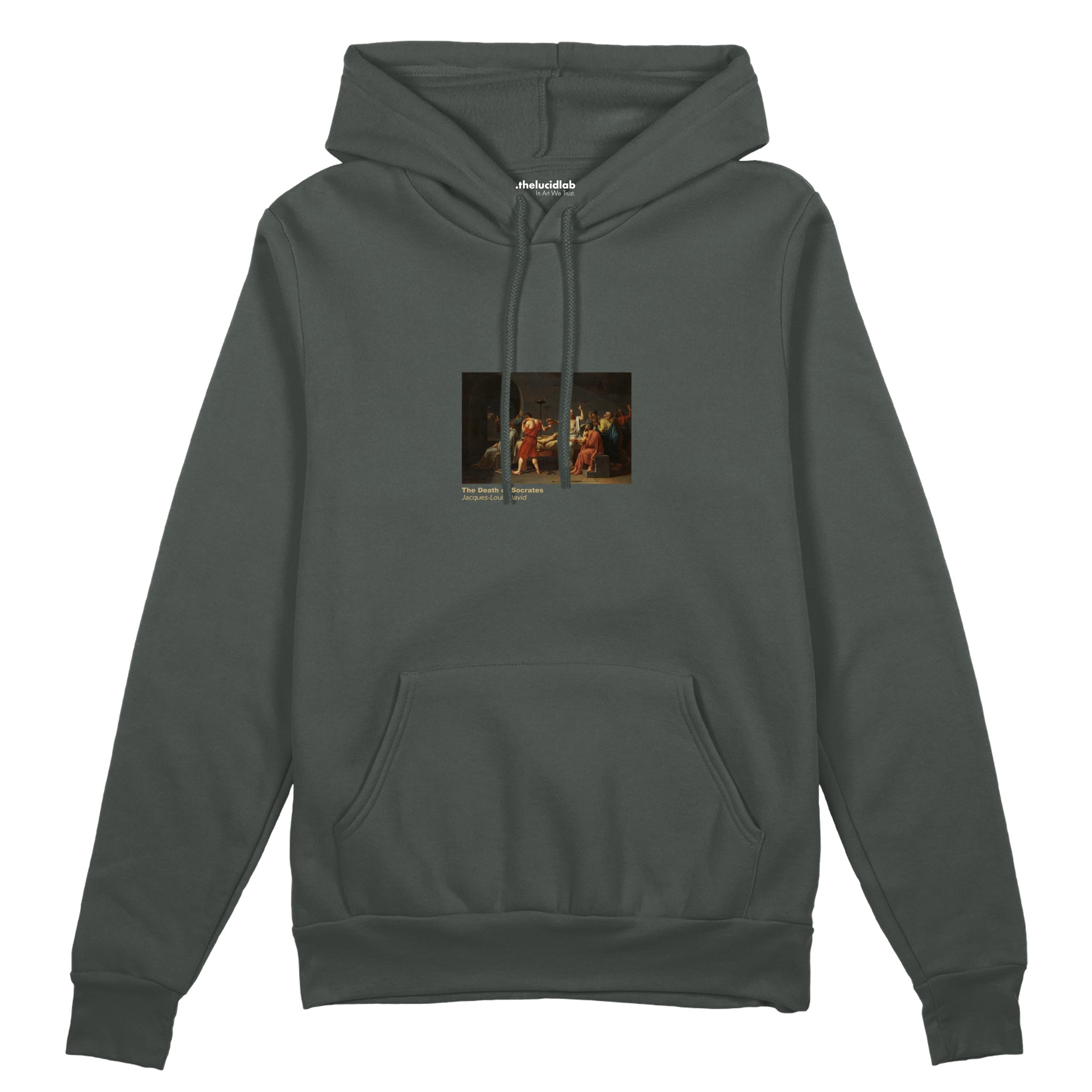 The Death of Socrates Oversize Hoodie – Antrasit