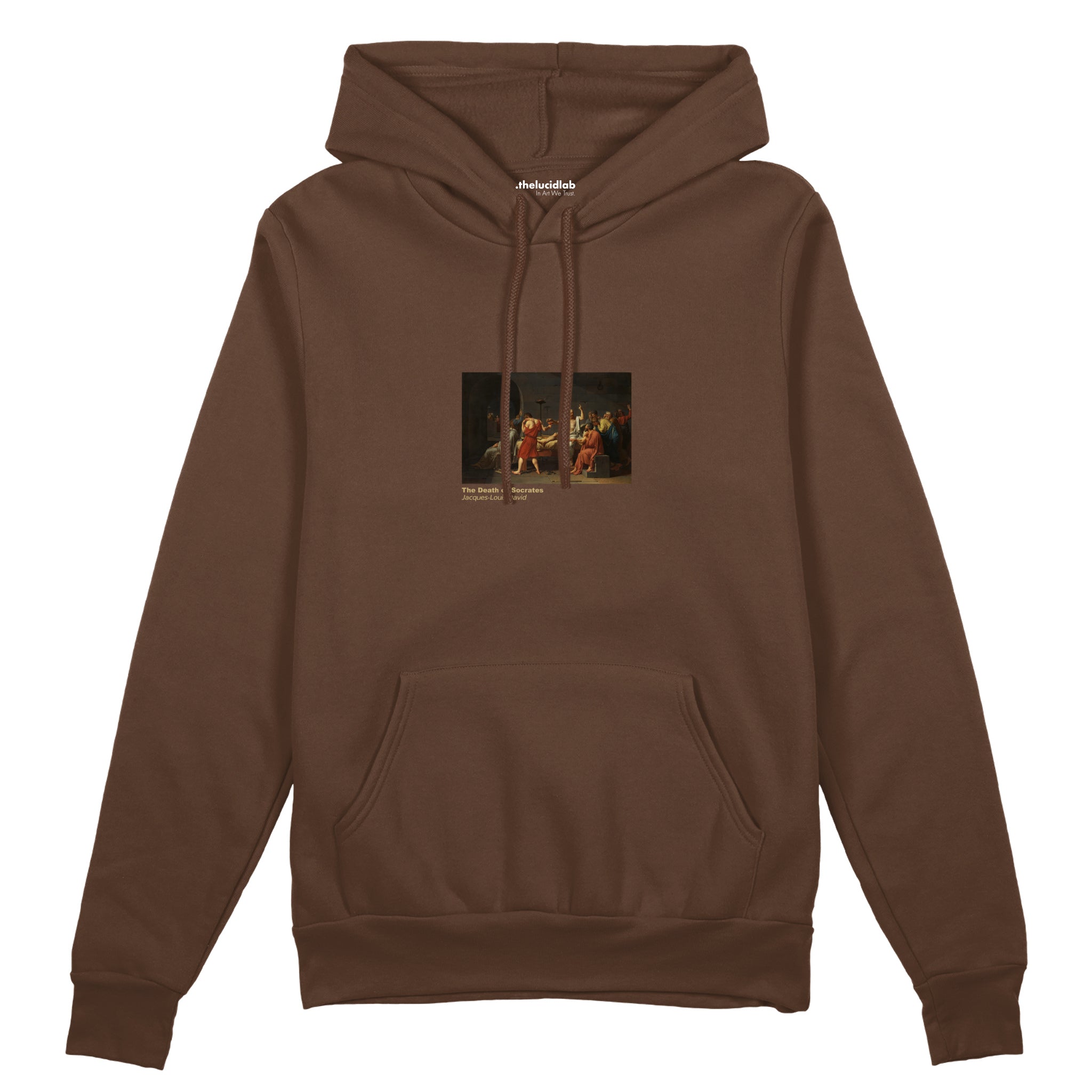 The Death of Socrates Oversize Hoodie – Kahverengi