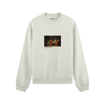 The Death of Socrates Oversize Sweatshirt – Beyaz