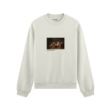 The Death of Socrates Oversize Sweatshirt – Beyaz