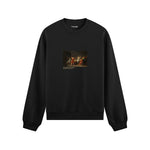 The Death of Socrates Oversize Sweatshirt – Siyah