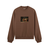 The Death of Socrates Oversize Sweatshirt – Kahverengi
