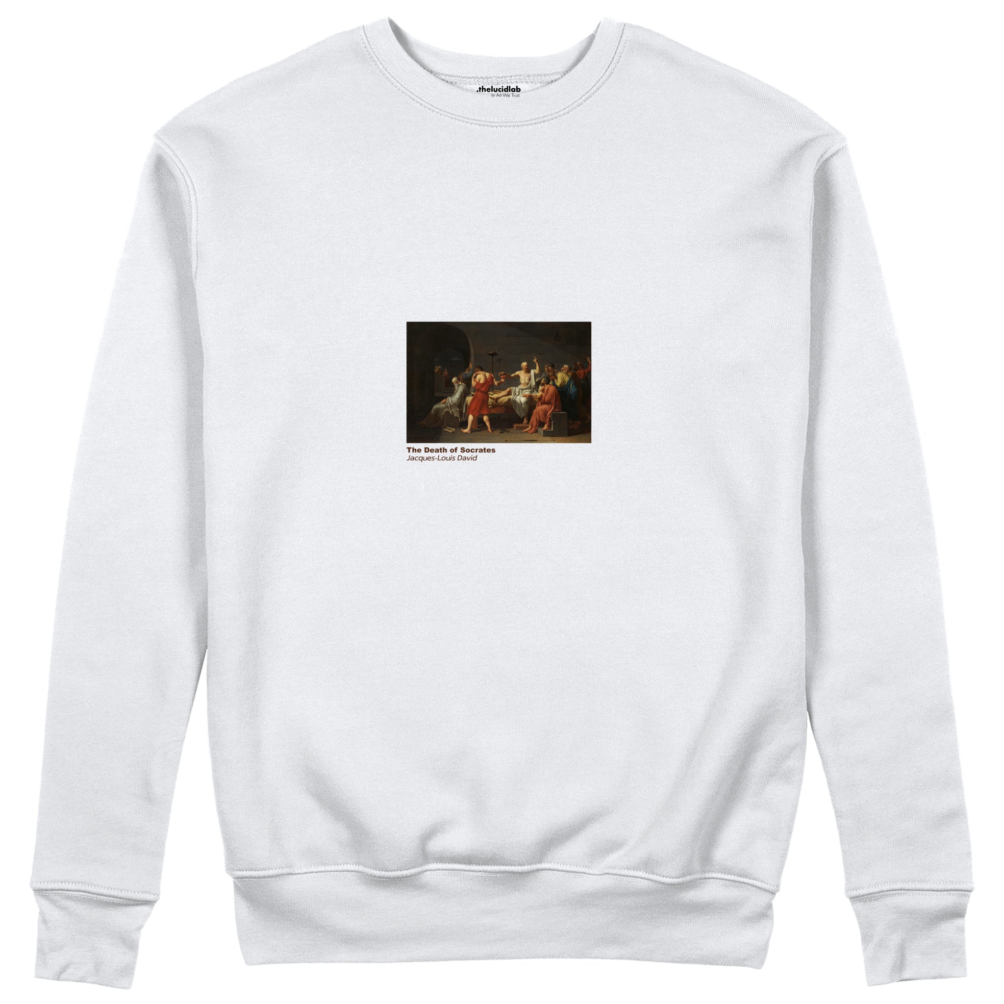The Death of Socrates Sweatshirt – Beyaz