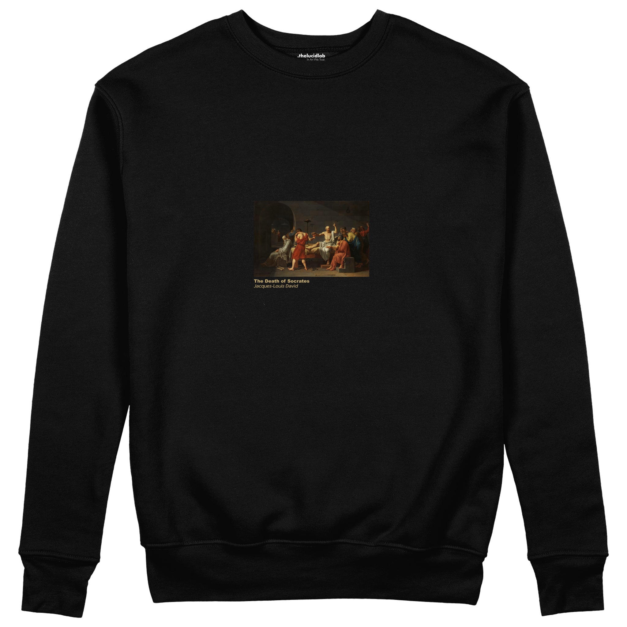 The Death of Socrates Sweatshirt – Siyah
