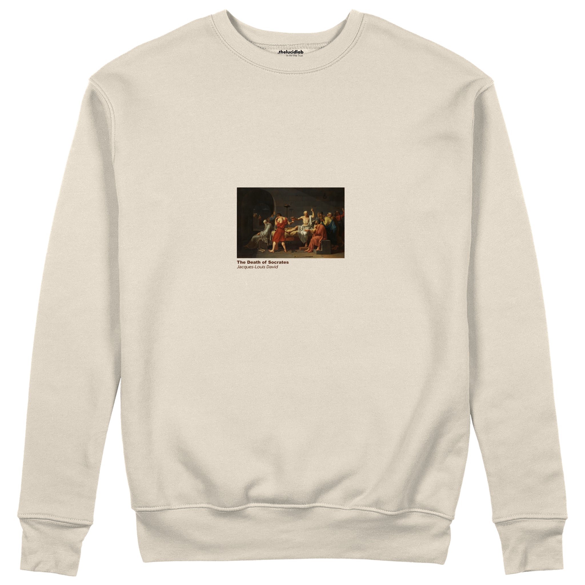 The Death of Socrates Sweatshirt – Bej