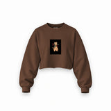 Catana: The Last Stand Oversize Crop Sweatshirt – Kahverengi