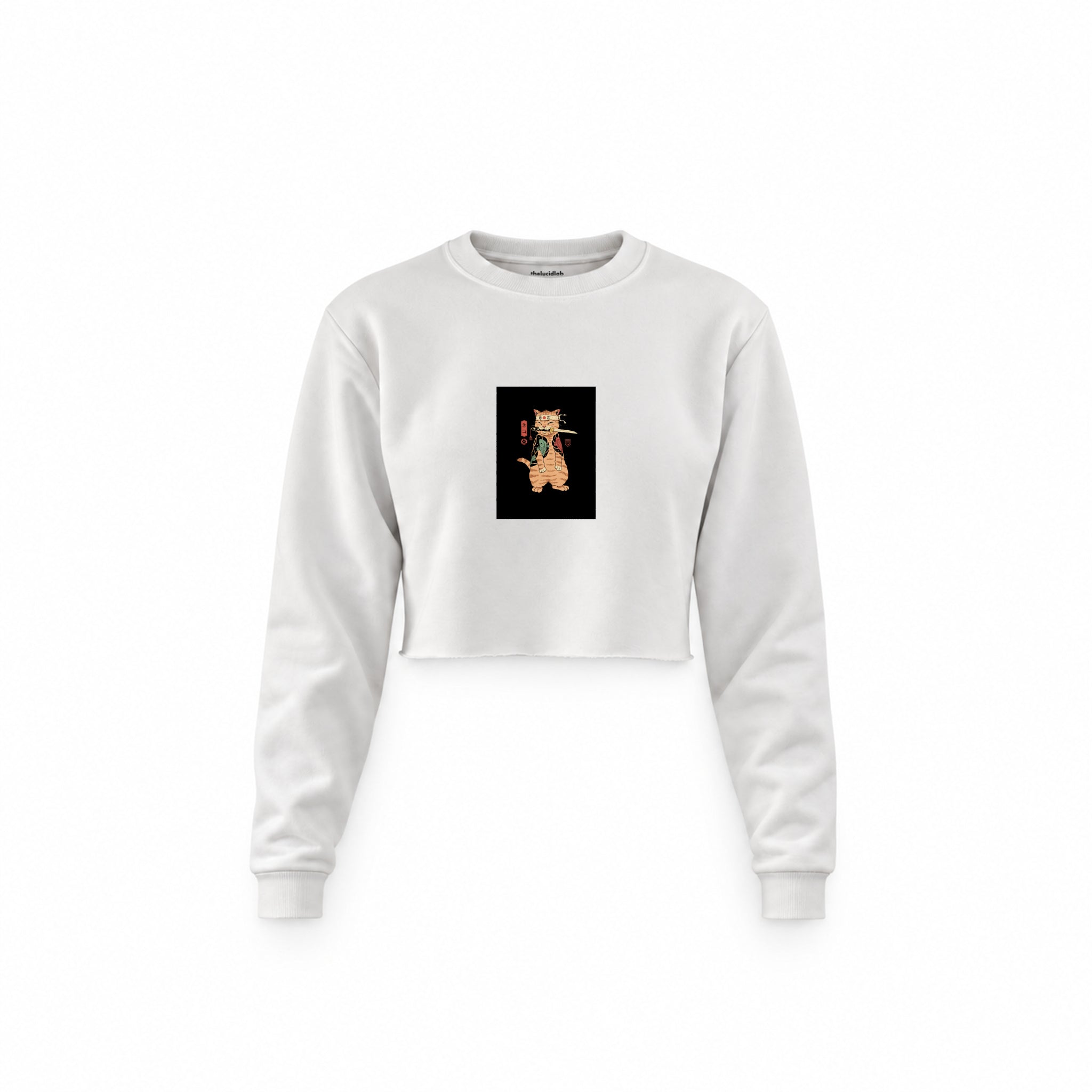 Catana: The Last Stand Crop Sweatshirt – Beyaz