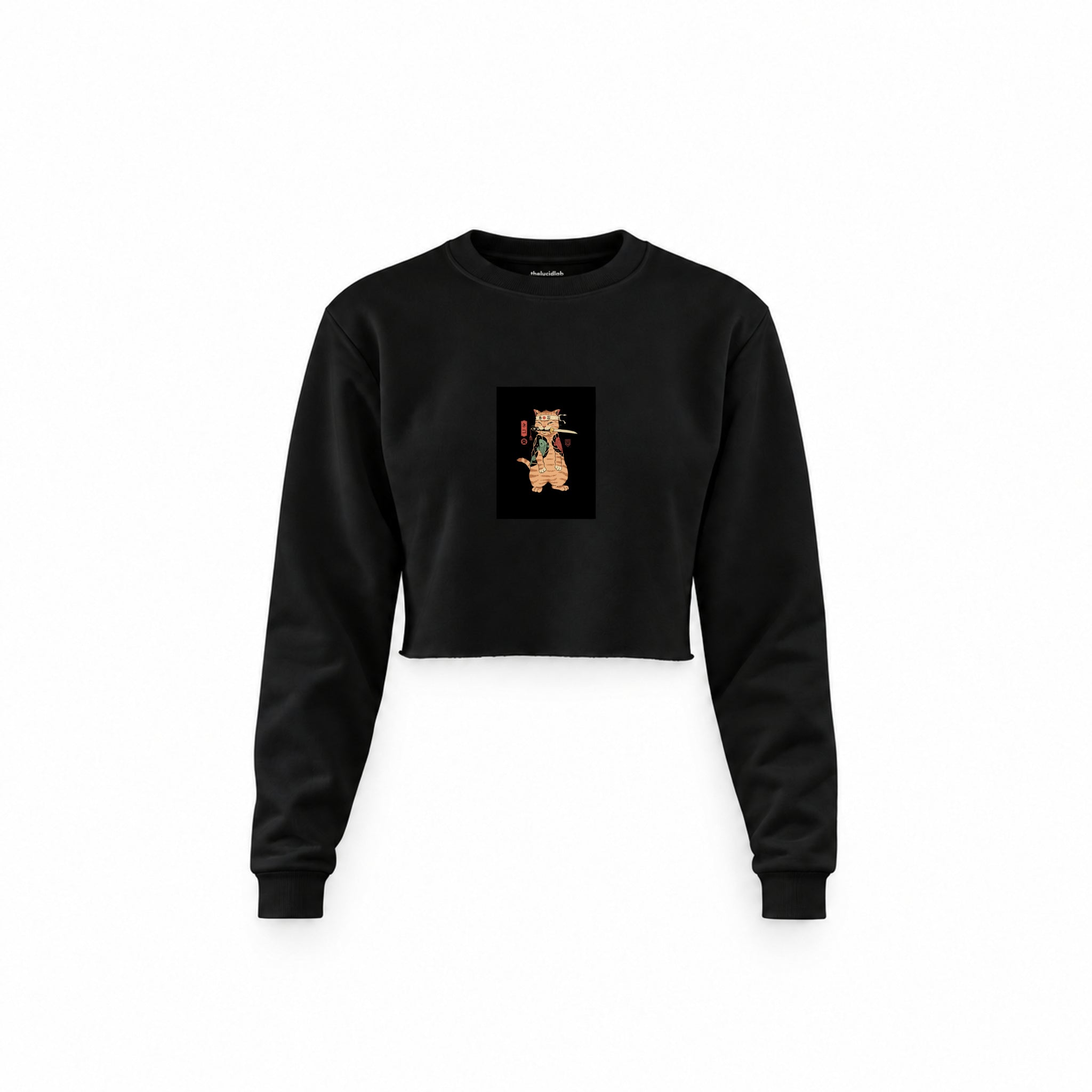 Catana: The Last Stand Crop Sweatshirt – Siyah