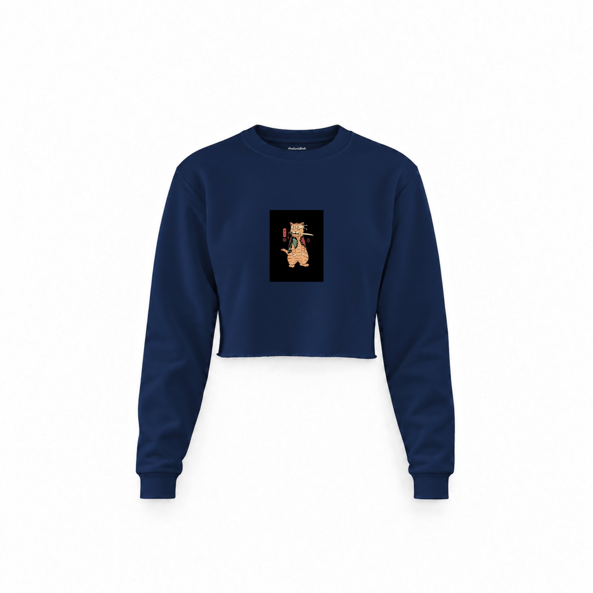 Catana: The Last Stand Crop Sweatshirt – Lacivert