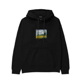 Wheat Field with Cypresses Hoodie – Siyah