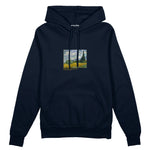 Wheat Field with Cypresses Oversize Hoodie – Lacivert