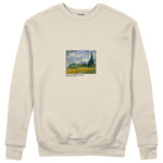 Wheat Field with Cypresses Sweatshirt – Bej