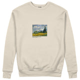 Wheat Field with Cypresses Sweatshirt – Bej