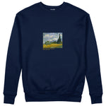 Wheat Field with Cypresses Sweatshirt – Lacivert