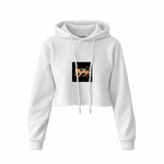 Fierce Catana Crop Hoodie – Beyaz