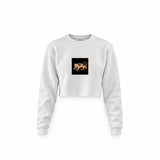Fierce Catana Crop Sweatshirt – Beyaz