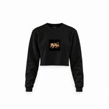 Fierce Catana Crop Sweatshirt – Siyah