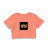 Fierce Catana Crop Tişört – Somon