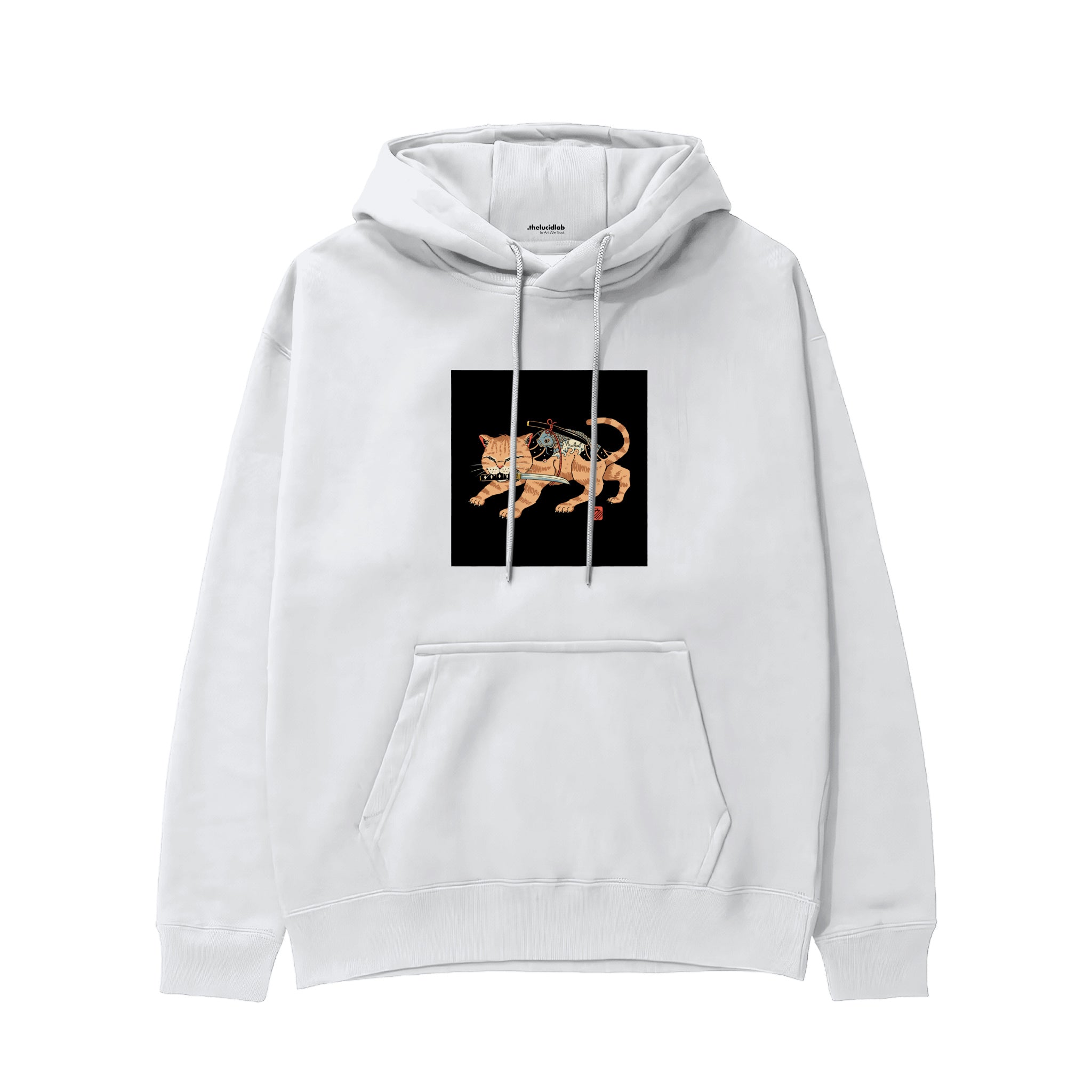 Fierce Catana Hoodie – Beyaz