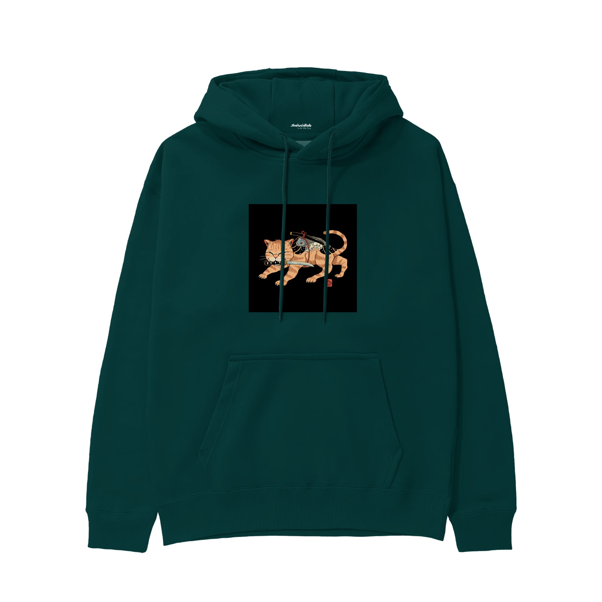 Fierce Catana Hoodie – Koyu Yeşil