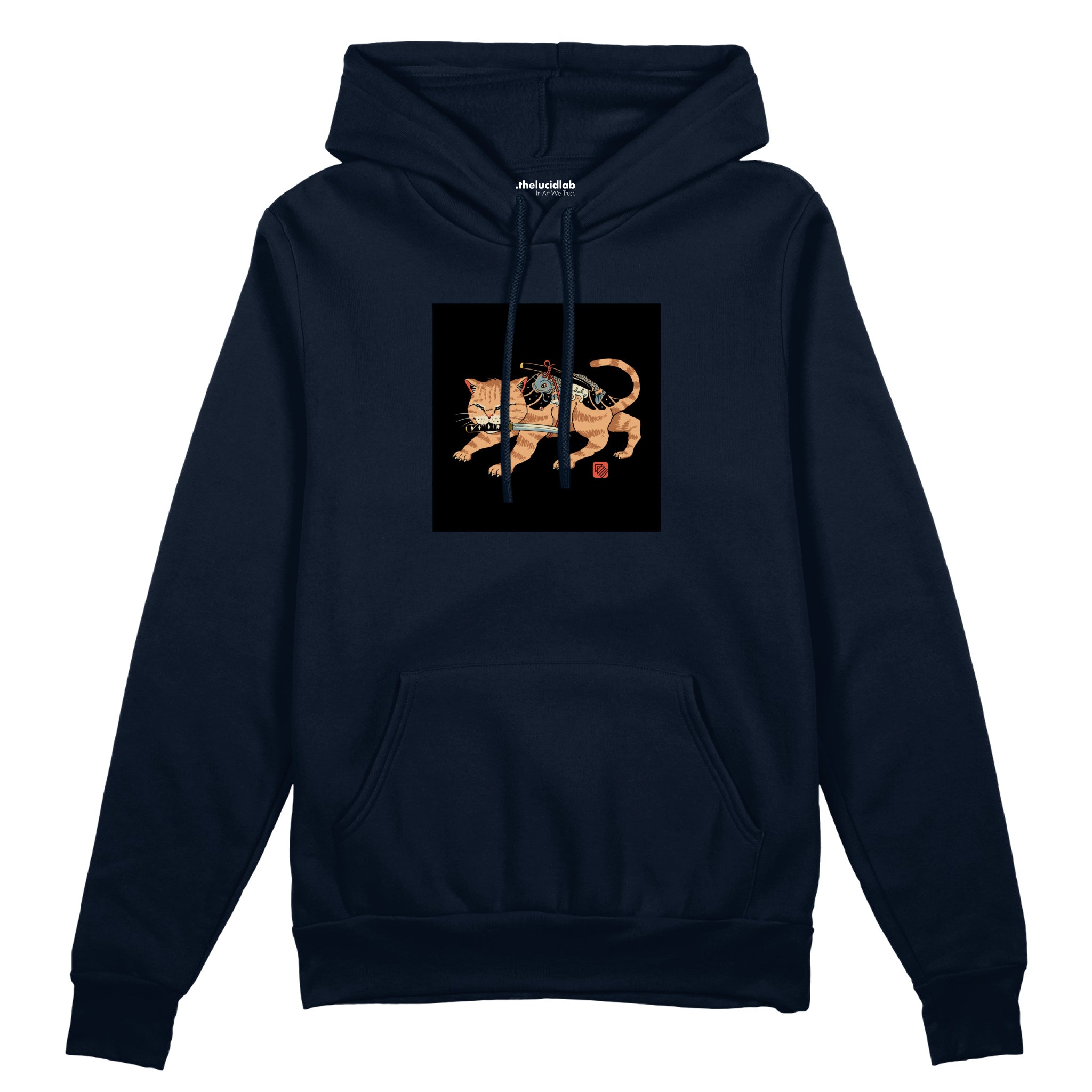 Fierce Catana Oversize Hoodie – Lacivert