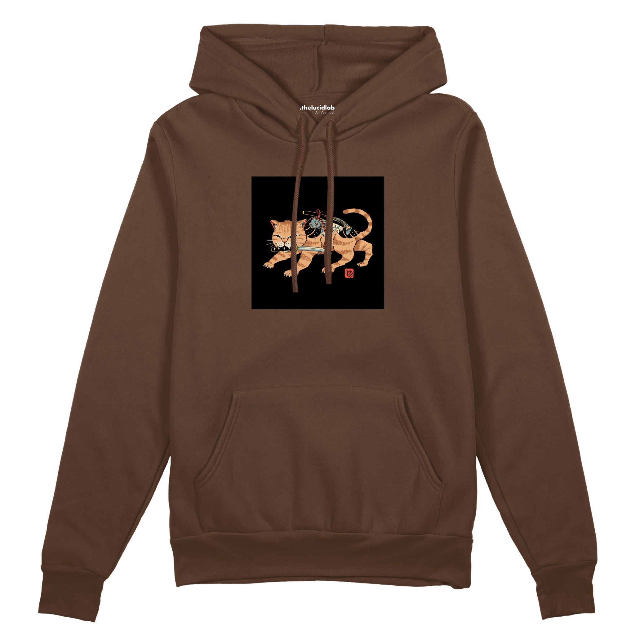 Fierce Catana Oversize Hoodie – Kahverengi