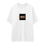 Fierce Catana Oversize Tişört – Beyaz