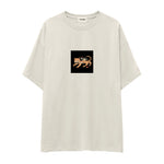 Fierce Catana Oversize Tişört – Ekru