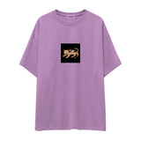 Fierce Catana Oversize Tişört – Lila