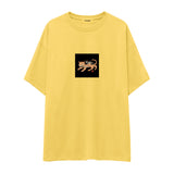 Fierce Catana Oversize Tişört – Sarı