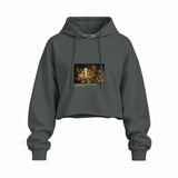 The Quarrel of Oberon and Titania Oversize Crop Hoodie – Antrasit