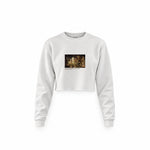 The Quarrel of Oberon and Titania Crop Sweatshirt – Beyaz
