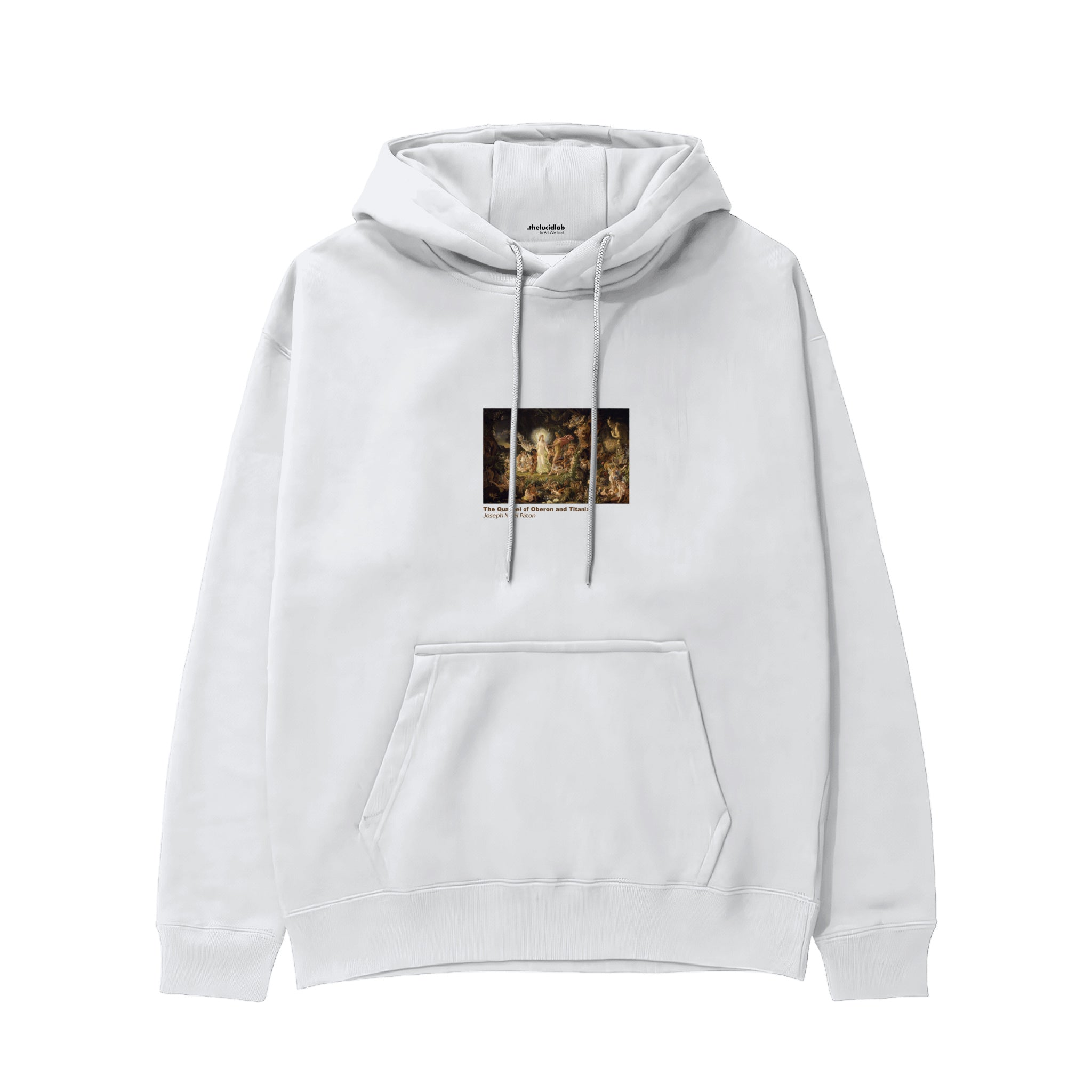 The Quarrel of Oberon and Titania Hoodie – Beyaz