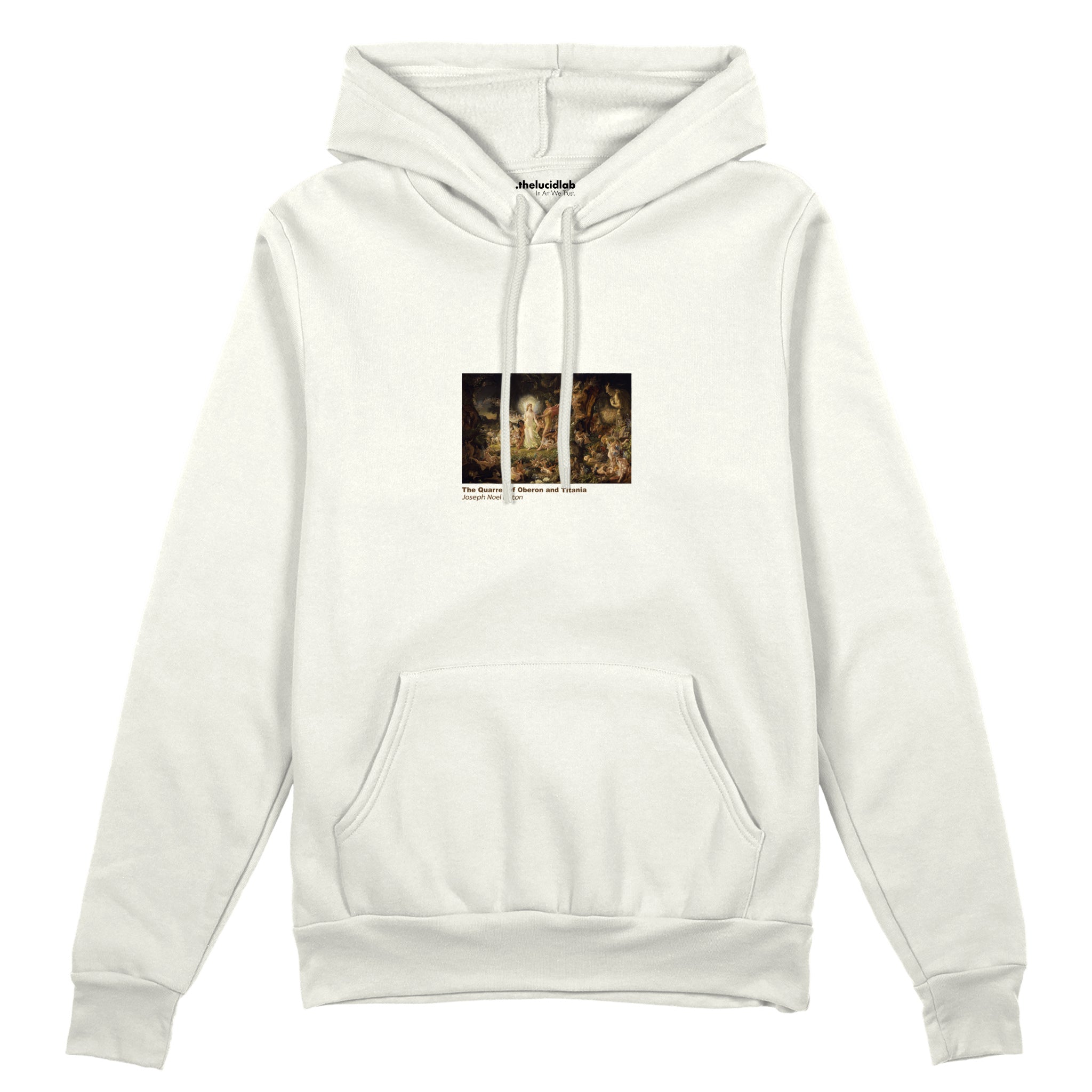 The Quarrel of Oberon and Titania Oversize Hoodie – Beyaz