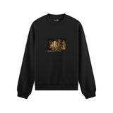 The Quarrel of Oberon and Titania Oversize Sweatshirt – Siyah
