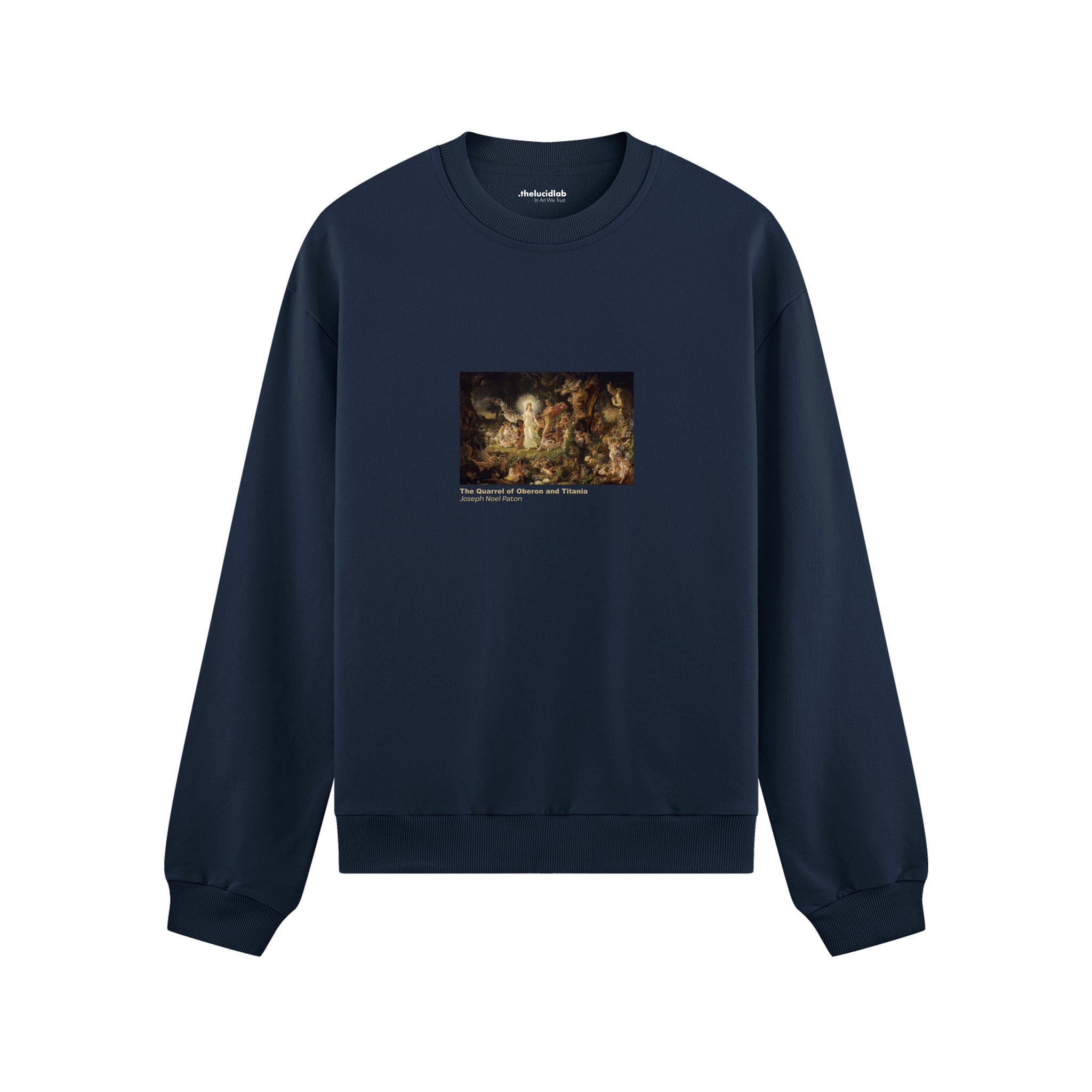 The Quarrel of Oberon and Titania Oversize Sweatshirt – Lacivert