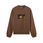 The Quarrel of Oberon and Titania Oversize Sweatshirt – Kahverengi