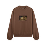 The Quarrel of Oberon and Titania Oversize Sweatshirt – Kahverengi