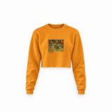 The Night Café Crop Sweatshirt – Turuncu