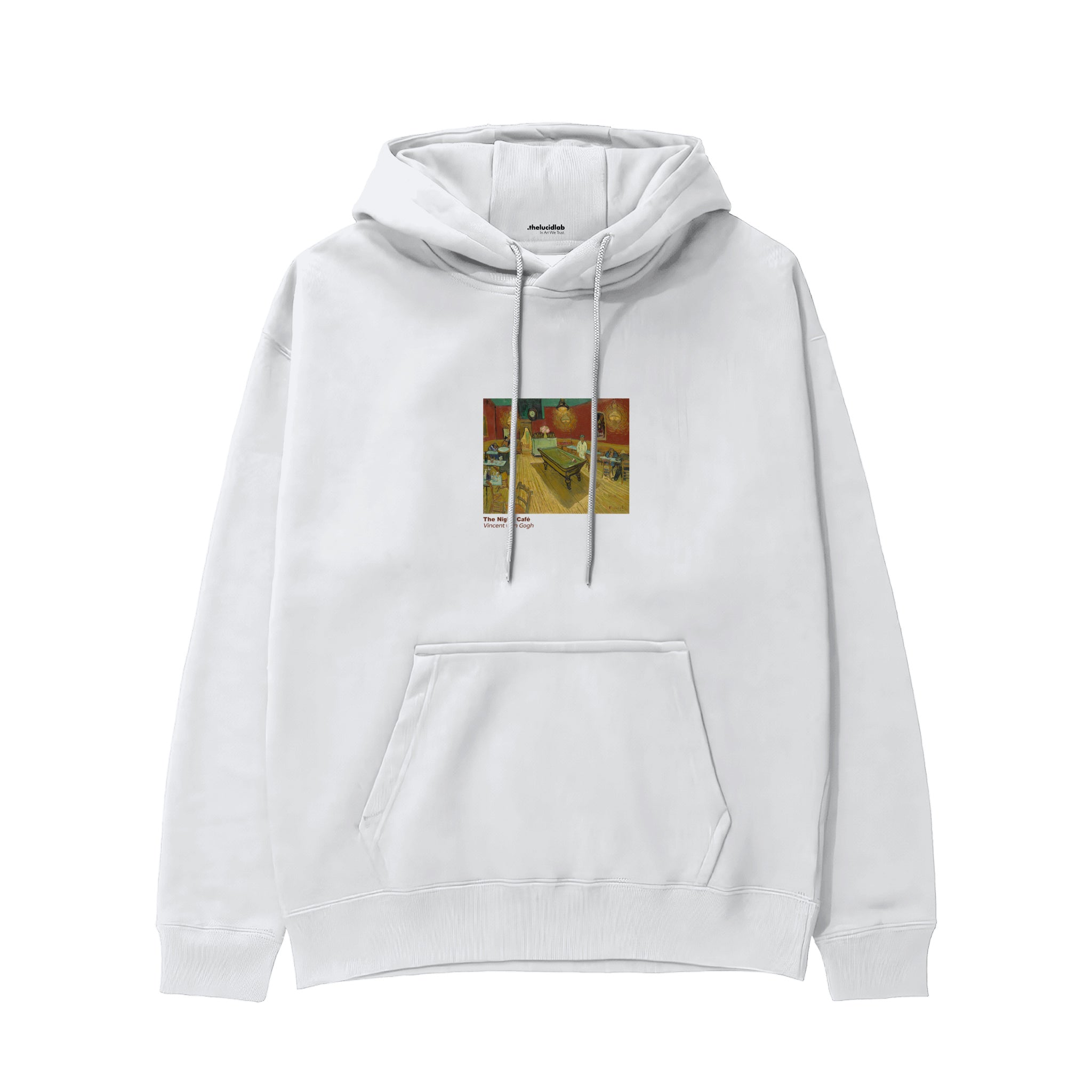 The Night Café Hoodie – Beyaz
