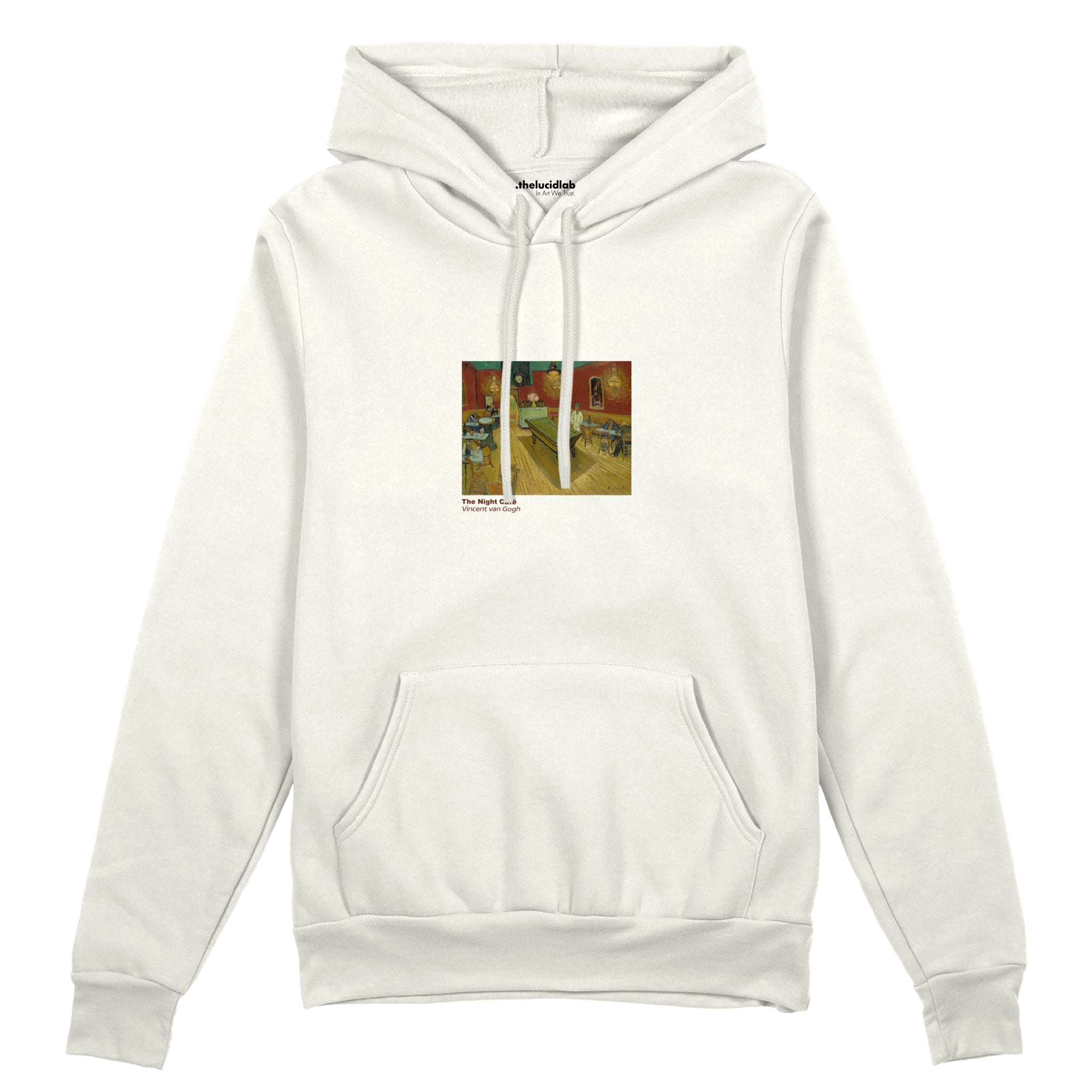 The Night Café Oversize Hoodie – Beyaz