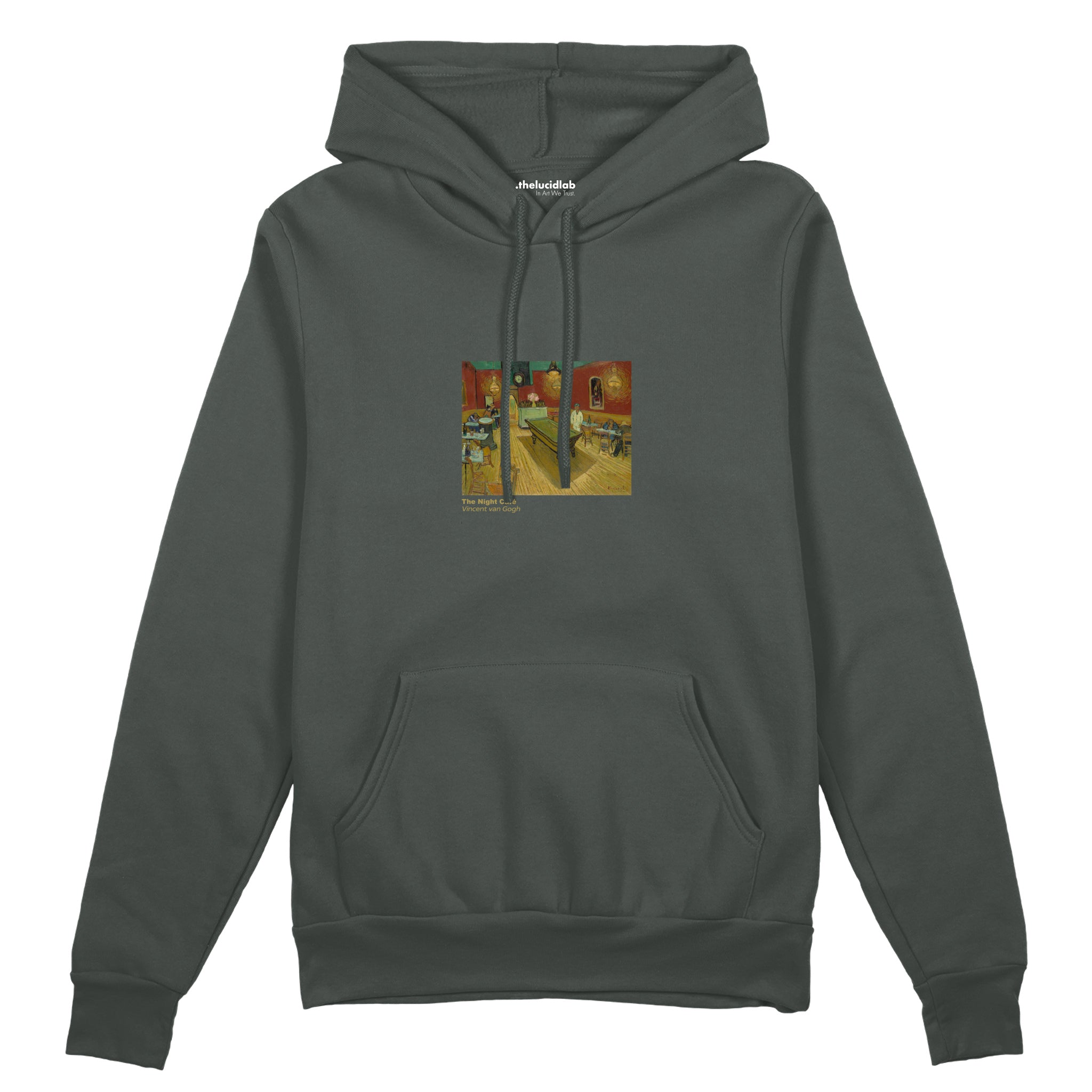 The Night Café Oversize Hoodie – Antrasit