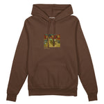 The Night Café Oversize Hoodie – Kahverengi