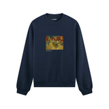 The Night Café Oversize Sweatshirt – Lacivert