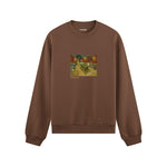 The Night Café Oversize Sweatshirt – Kahverengi